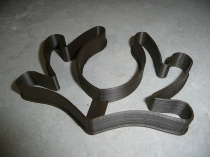 Deer Antlers Outline Elk Whitetail Moose Mount Outdoors Cookie Cutter USA PR3388