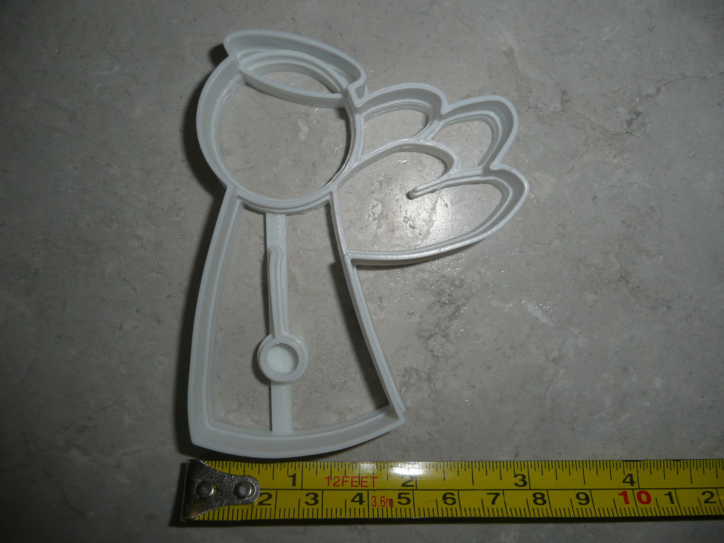 Angel with Detail Guardian Christmas Cookie Cutter Made In USA PR2302
