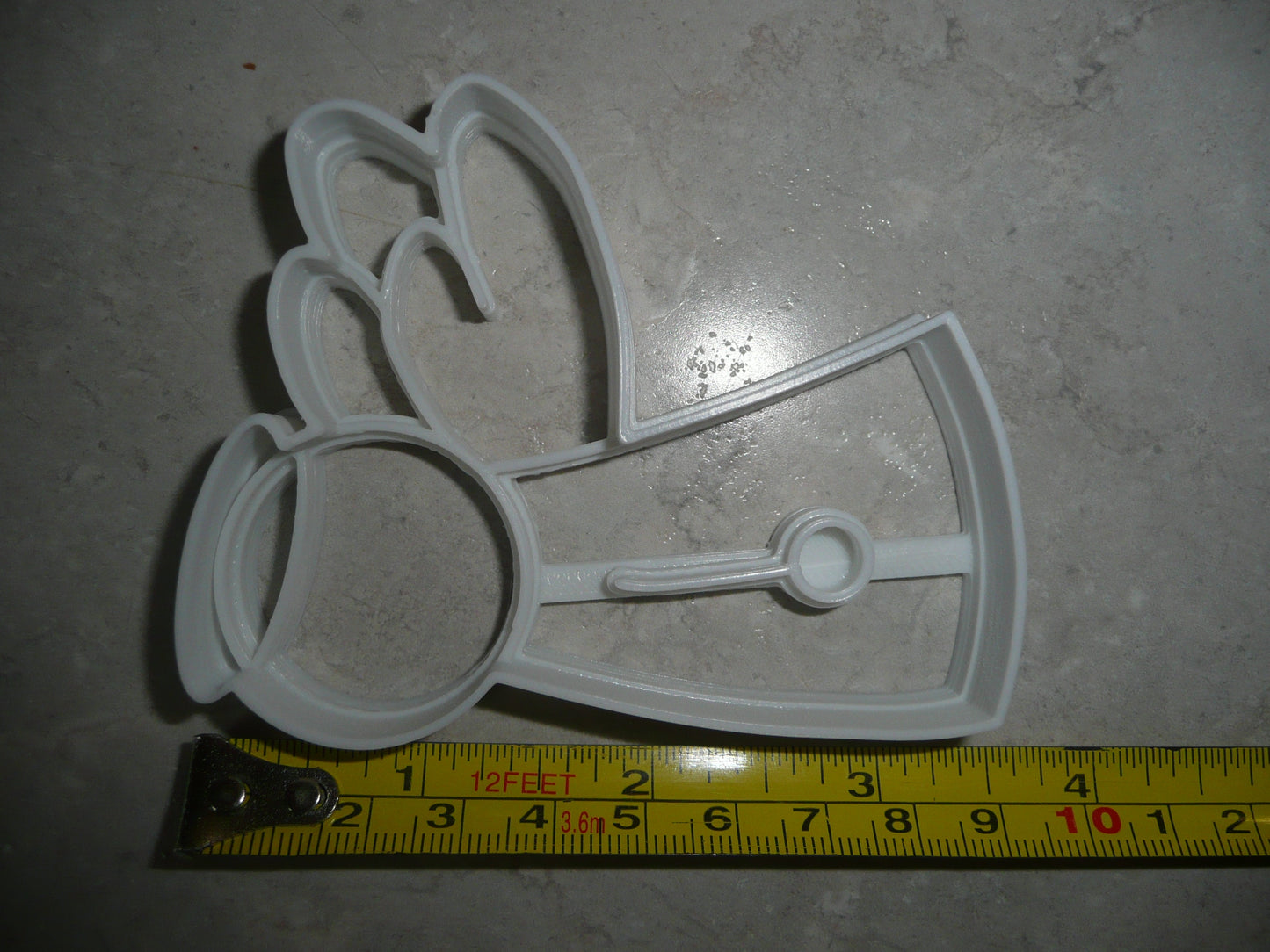 Angel with Detail Guardian Christmas Cookie Cutter Made In USA PR2302