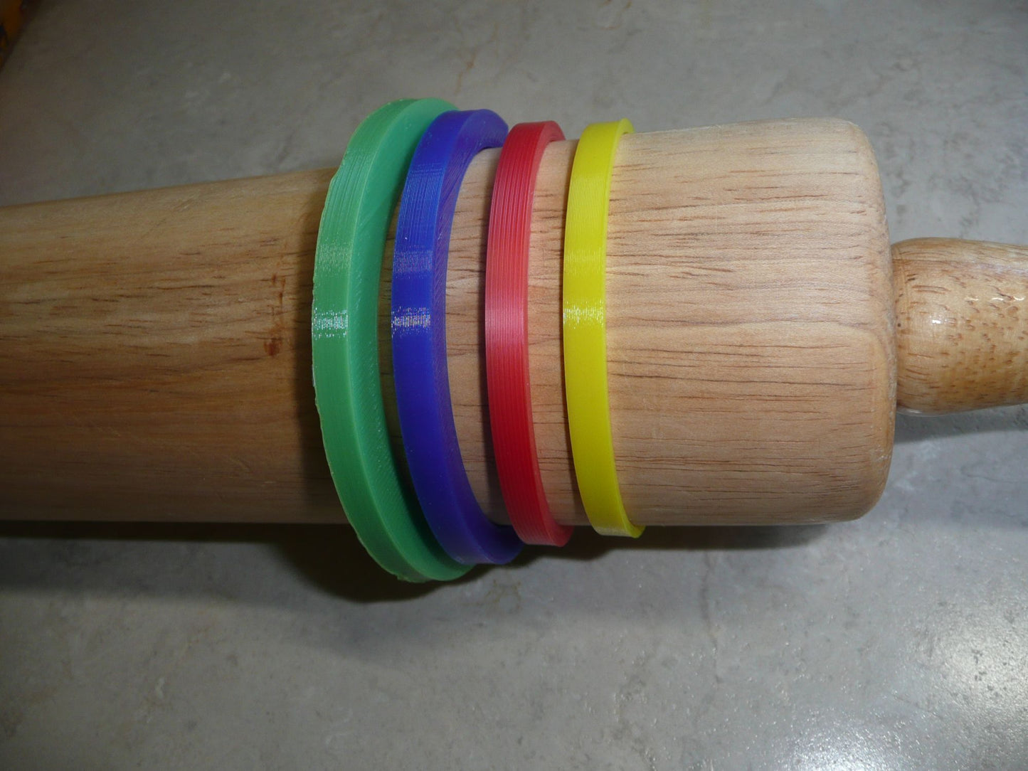 Rolling Pin Guides Set of 4 Pairs 2mm to 10mm for 69.65mm Diameter USA PR1492