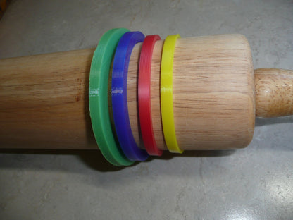 Rolling Pin Guides Set of 8 Pairs 2mm - 10mm for 69.65mm and 63.5mm Sizes PR1494