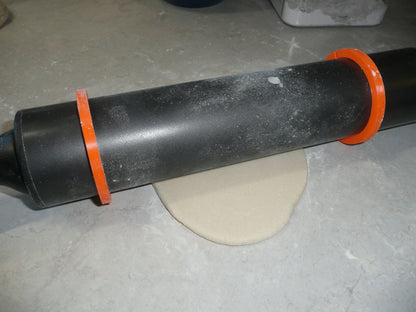 Rolling Pin Guides Set of Two 1/4 Inch 6mm Depth for 63.5mm Diameter USA PR2963