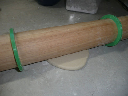 Rolling Pin Guides Set of Two 3/8 Inch 10mm Depth for 69.65mm Diameter PR2918