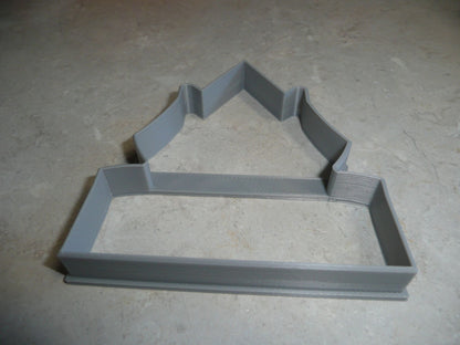 Castle Outline Medieval Times Stone Building Cookie Cutter USA PR3176