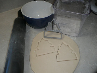 Castle Outline Medieval Times Stone Building Cookie Cutter USA PR3176