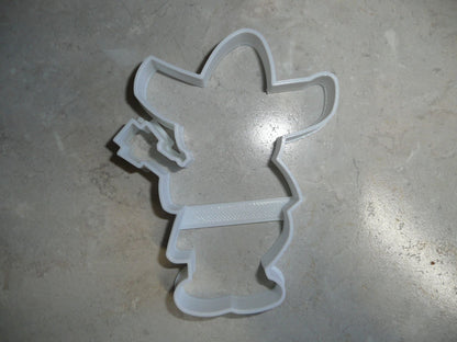 Mariachi Guy Guitar Dia De Muertos Mexico Cookie Cutter USA PR3184