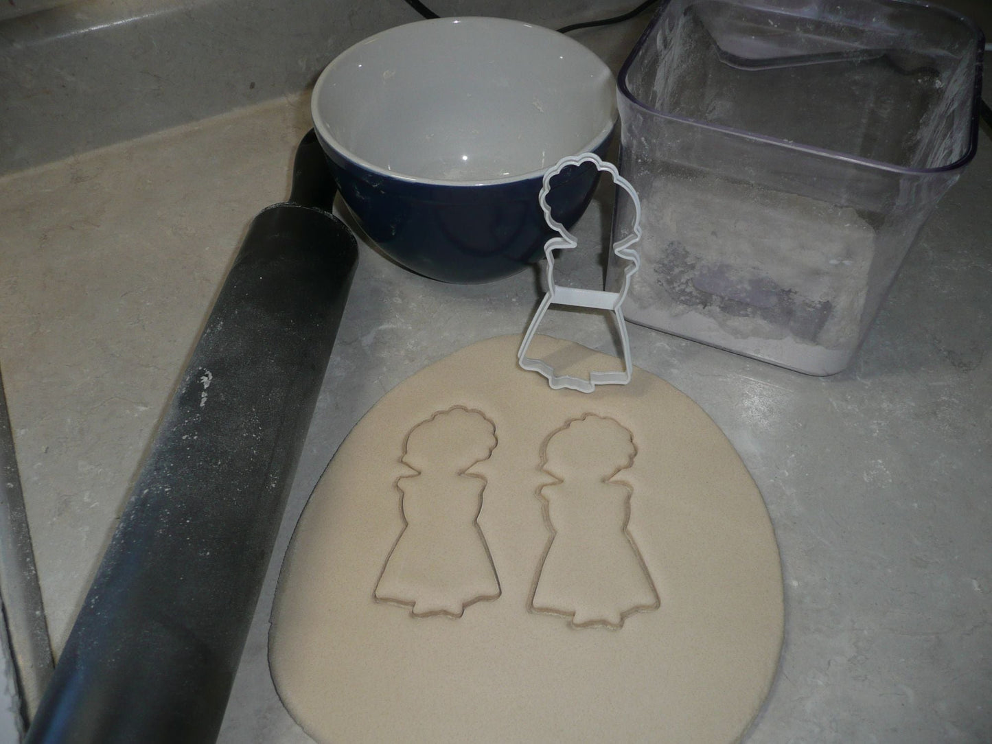 Lady Woman Outline Dia De Muertos Mexico Cookie Cutter USA PR3185