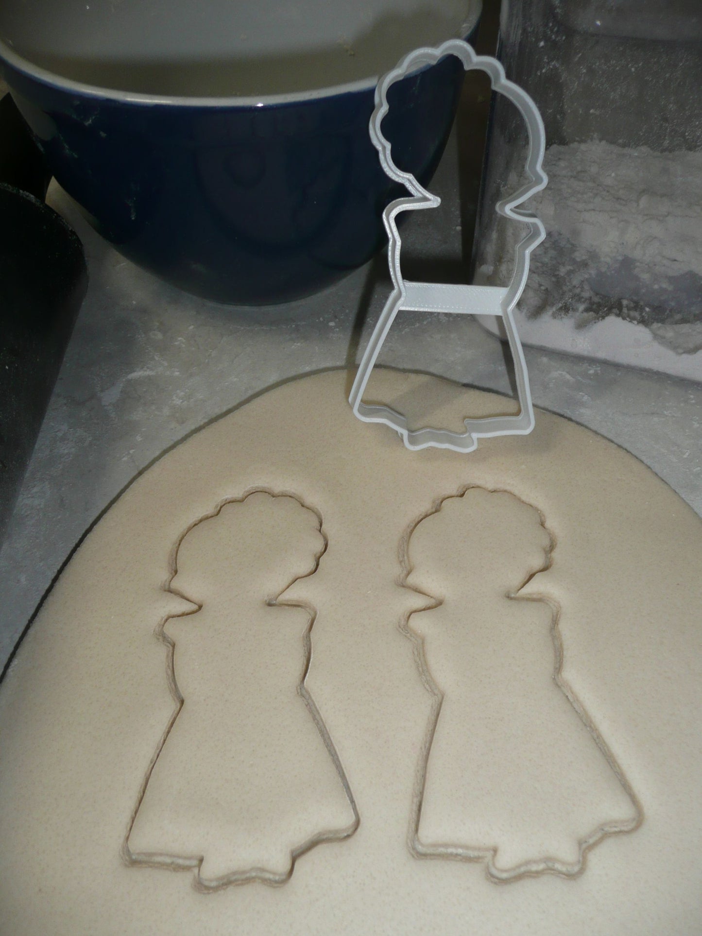 Lady Woman Outline Dia De Muertos Mexico Cookie Cutter USA PR3185