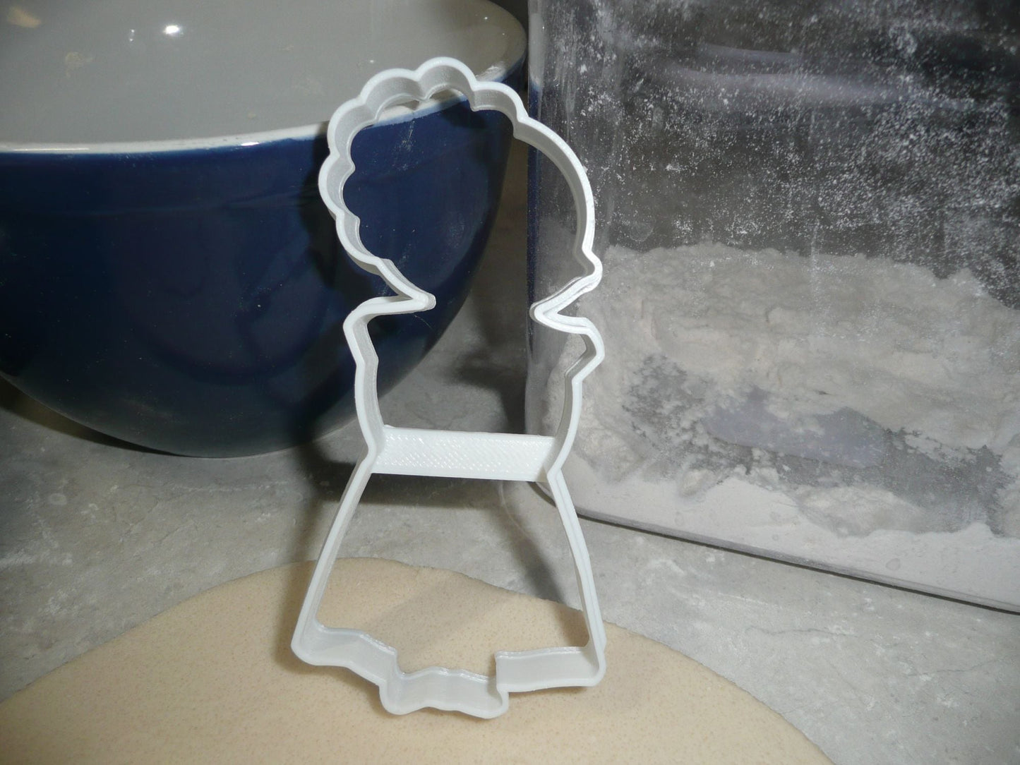 Lady Woman Outline Dia De Muertos Mexico Cookie Cutter USA PR3185