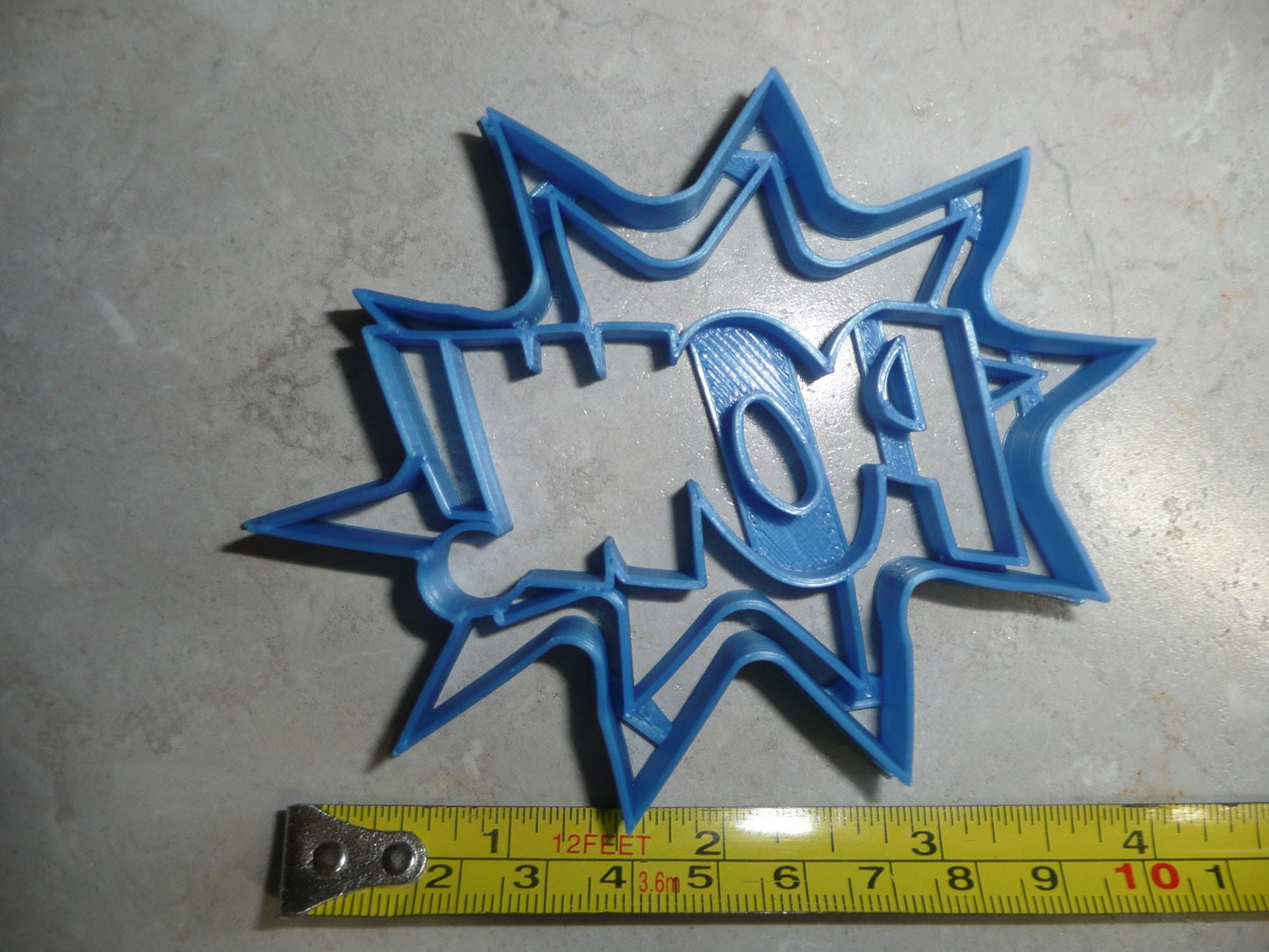 Pow Sign Quote Superhero Comic Book Movie Cookie Cutter Made in USA PR3196