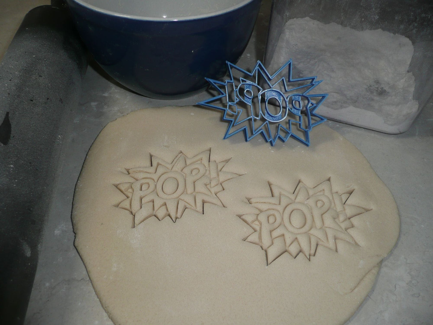 Pop Sign Quote Superhero Comic Book Movie Cookie Cutter Made in USA PR3199