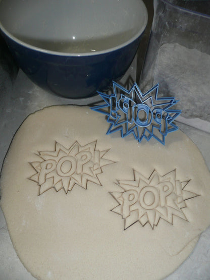 Pop Sign Quote Superhero Comic Book Movie Cookie Cutter Made in USA PR3199