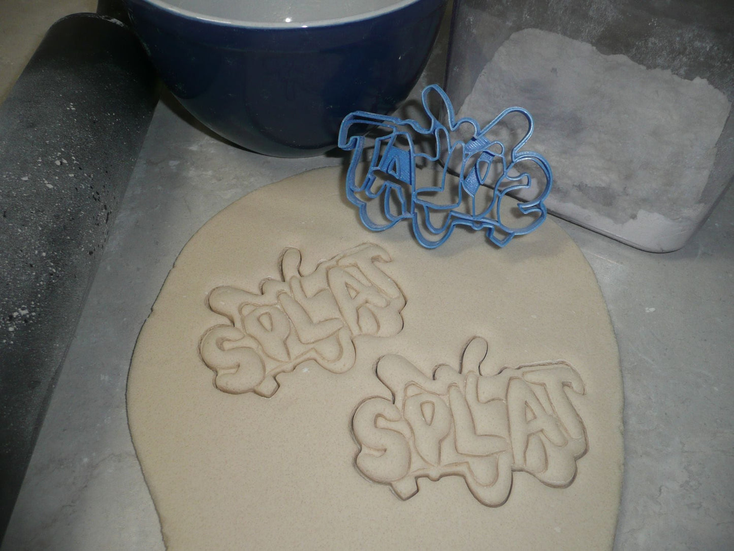 Splat Sign Quote Superhero Comic Book Movie Cookie Cutter Made in USA PR3200