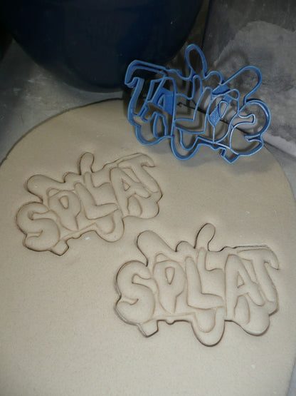 Splat Sign Quote Superhero Comic Book Movie Cookie Cutter Made in USA PR3200