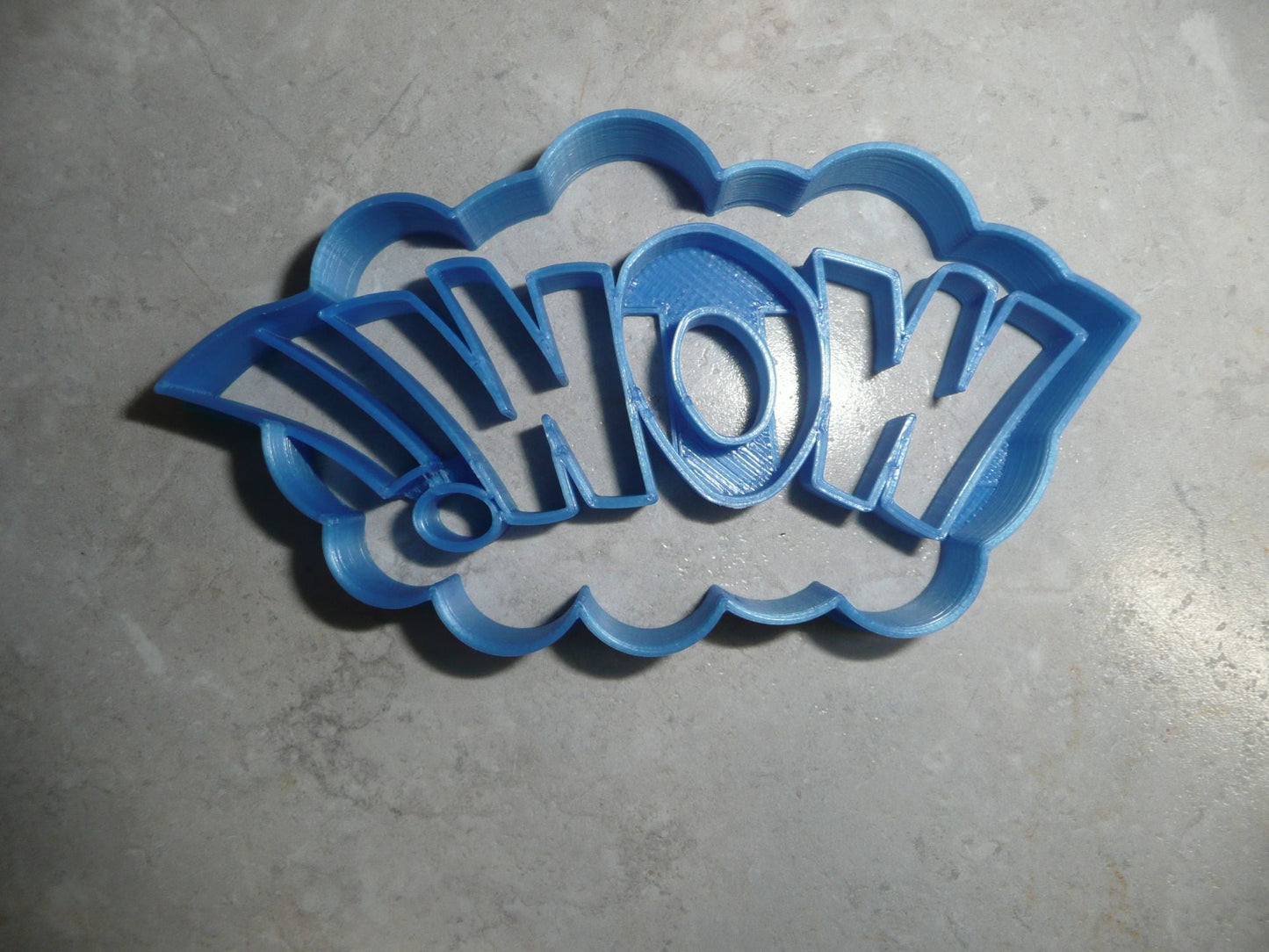 Wow Sign Quote Superhero Comic Book Movie Cookie Cutter Made in USA PR3201