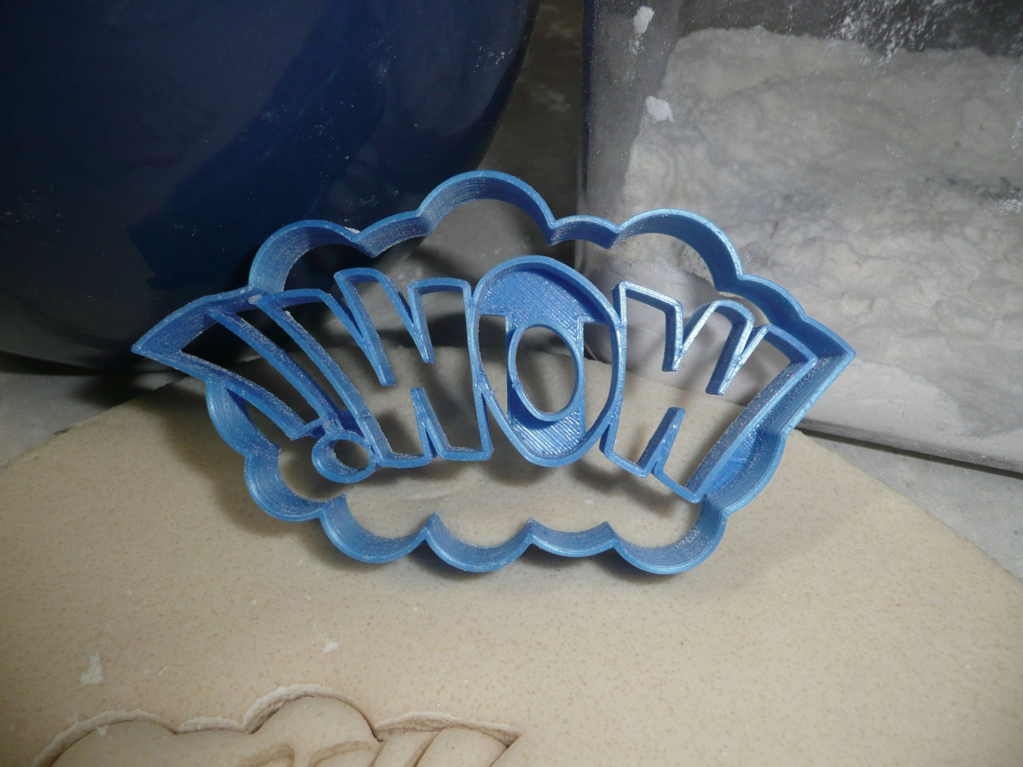 Wow Sign Quote Superhero Comic Book Movie Cookie Cutter Made in USA PR3201