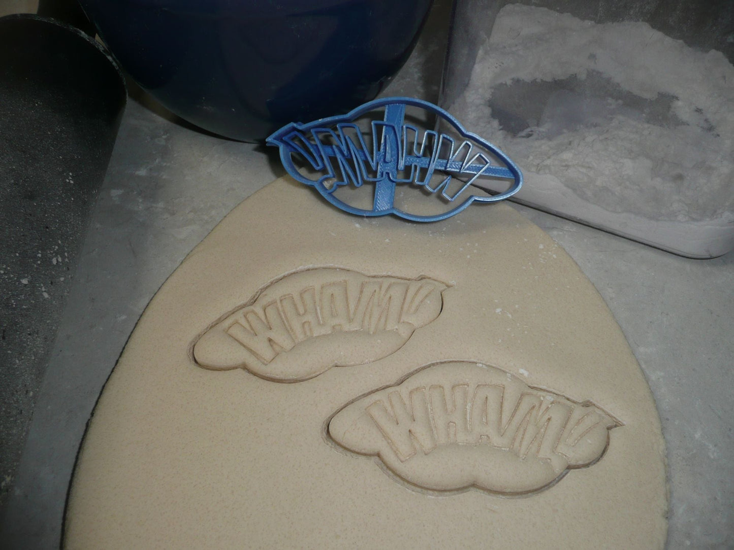 Wham Sign Quote Superhero Comic Book Movie Cookie Cutter Made in USA PR3202