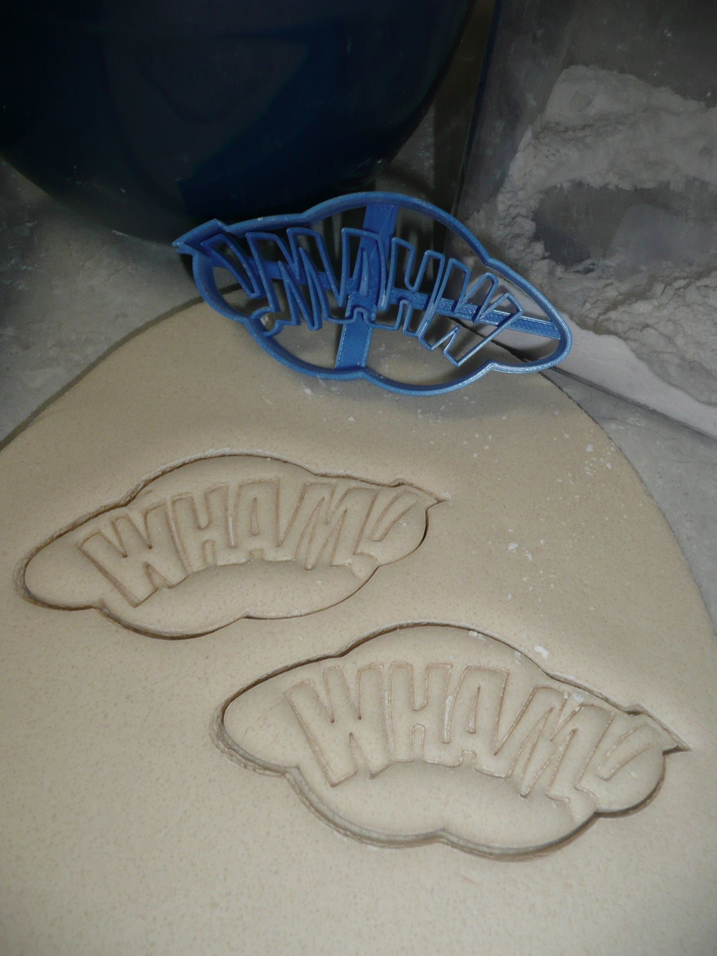 Wham Sign Quote Superhero Comic Book Movie Cookie Cutter Made in USA PR3202