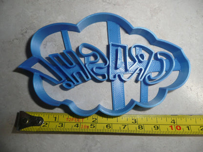 Crash Sign Quote Superhero Comic Book Movie Cookie Cutter Made in USA PR3203