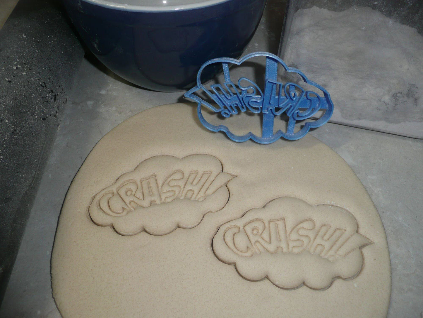 Crash Sign Quote Superhero Comic Book Movie Cookie Cutter Made in USA PR3203