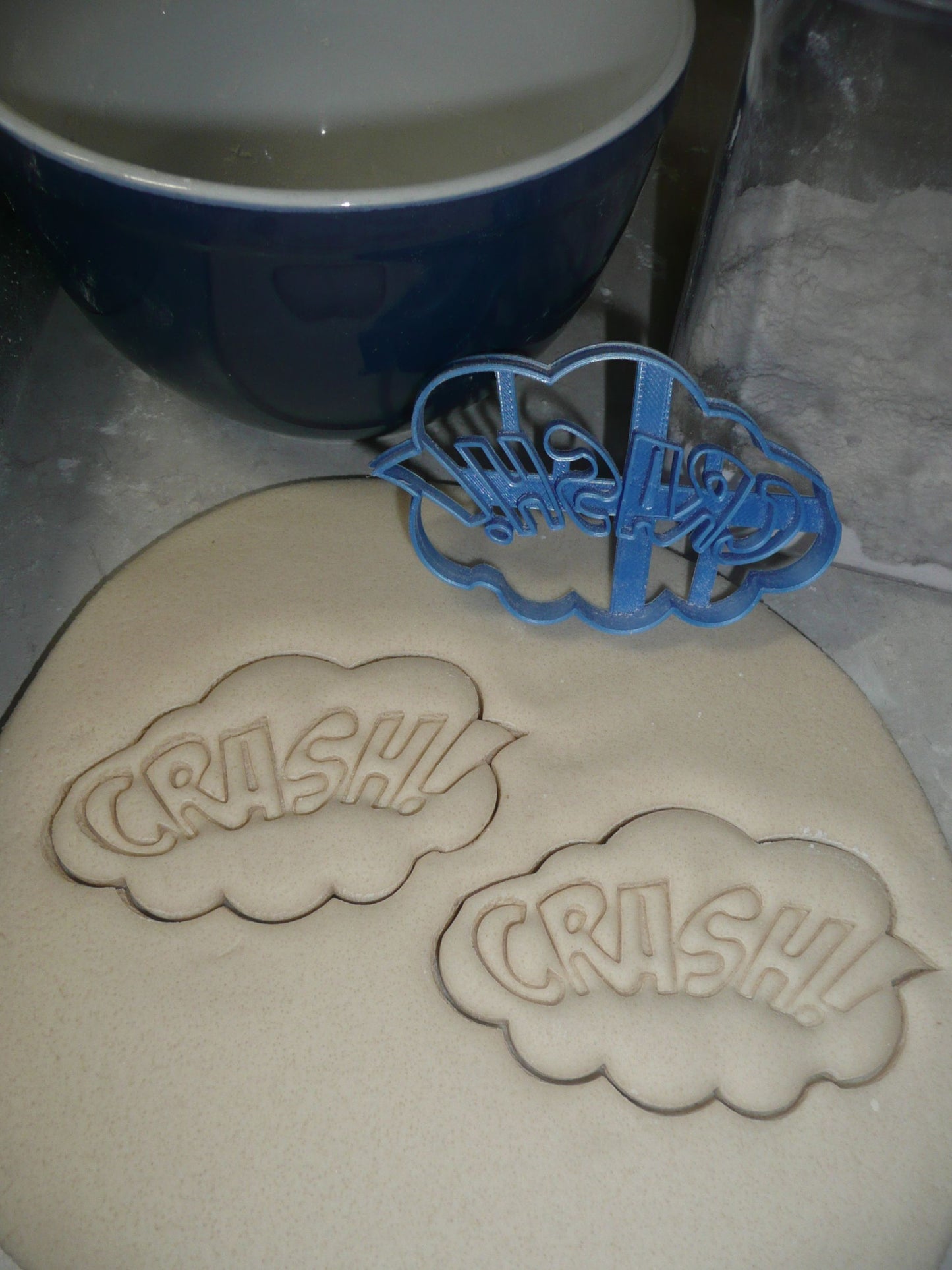 Crash Sign Quote Superhero Comic Book Movie Cookie Cutter Made in USA PR3203