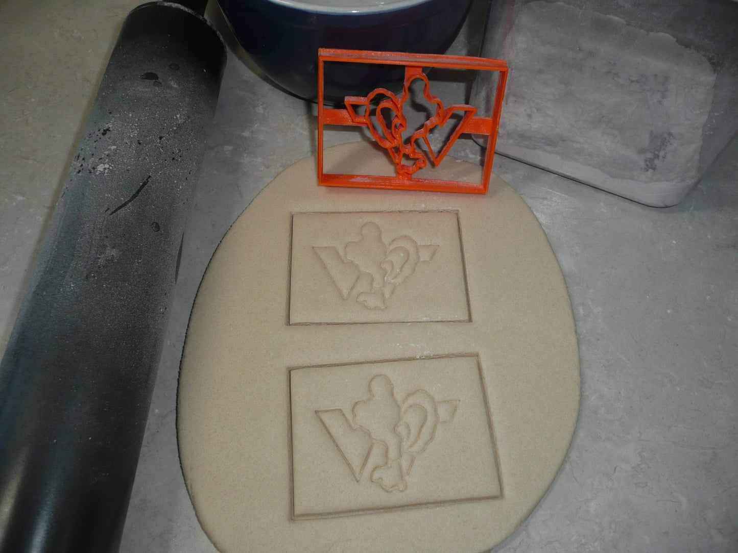 Virginia Tech University VT Hokies Set of 4 Cookie Cutters Made in USA PR1521