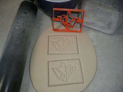 VT Virginia Tech Hokie Bird University Athletics Sports Cookie Cutter USA PR3282