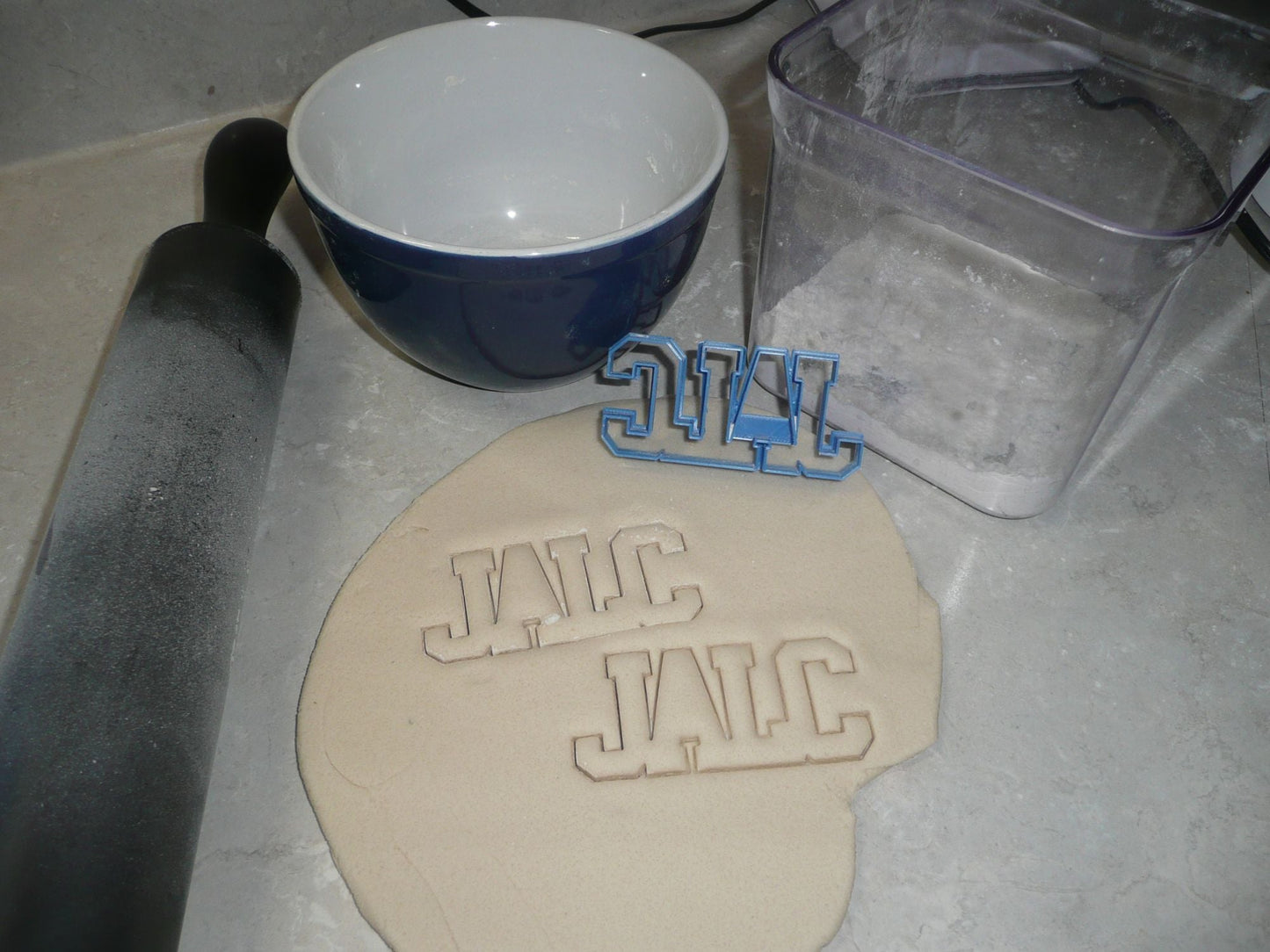 JALC Letters John A Logan Community College Athletics Cookie Cutter USA PR3361