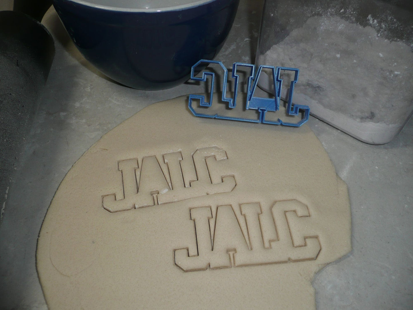 JALC Letters John A Logan Community College Athletics Cookie Cutter USA PR3361