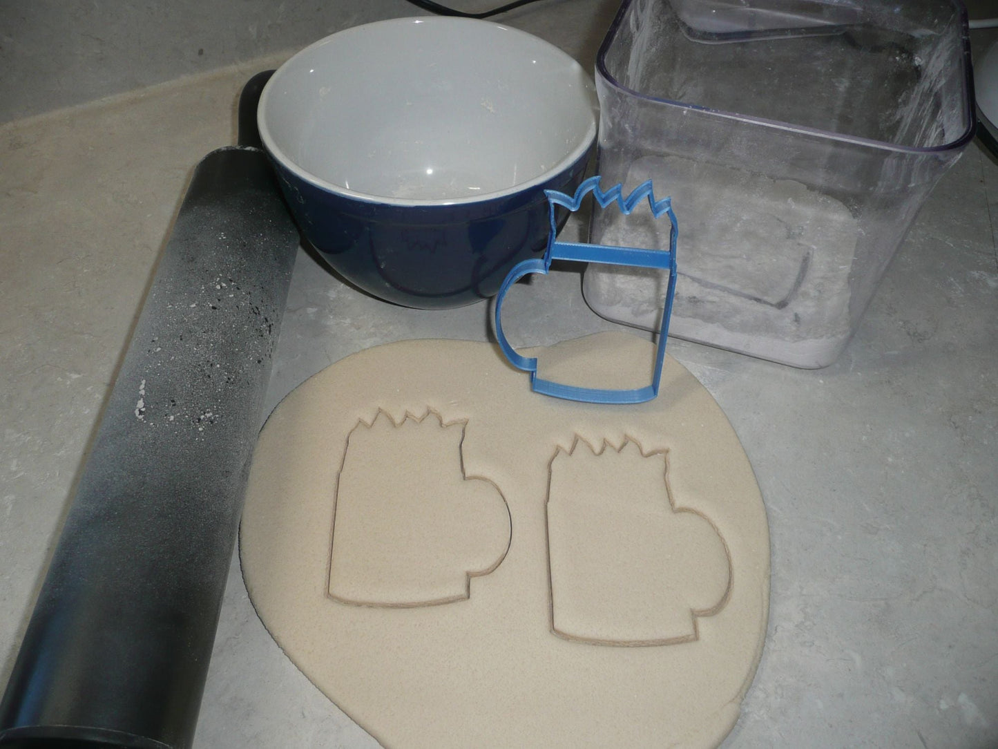 Birthday Mug Outline Cup Celebration Candles Cookie Cutter USA PR3365