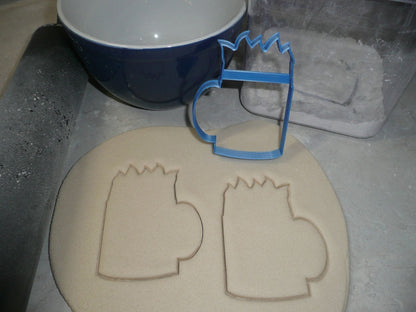 Birthday Mug Outline Cup Celebration Candles Cookie Cutter USA PR3365