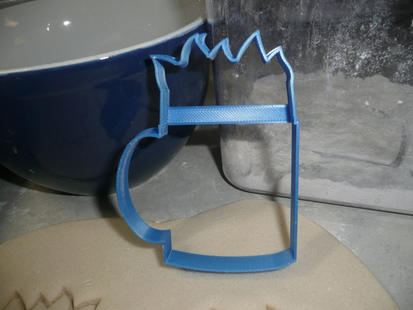 Birthday Mug Outline Cup Celebration Candles Cookie Cutter USA PR3365