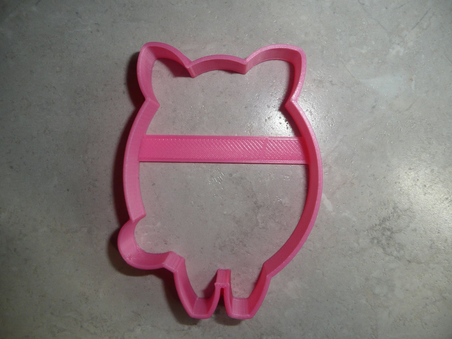 Pig Outline Front Facing Piggy Farm Animal Cookie Cutter USA PR3380