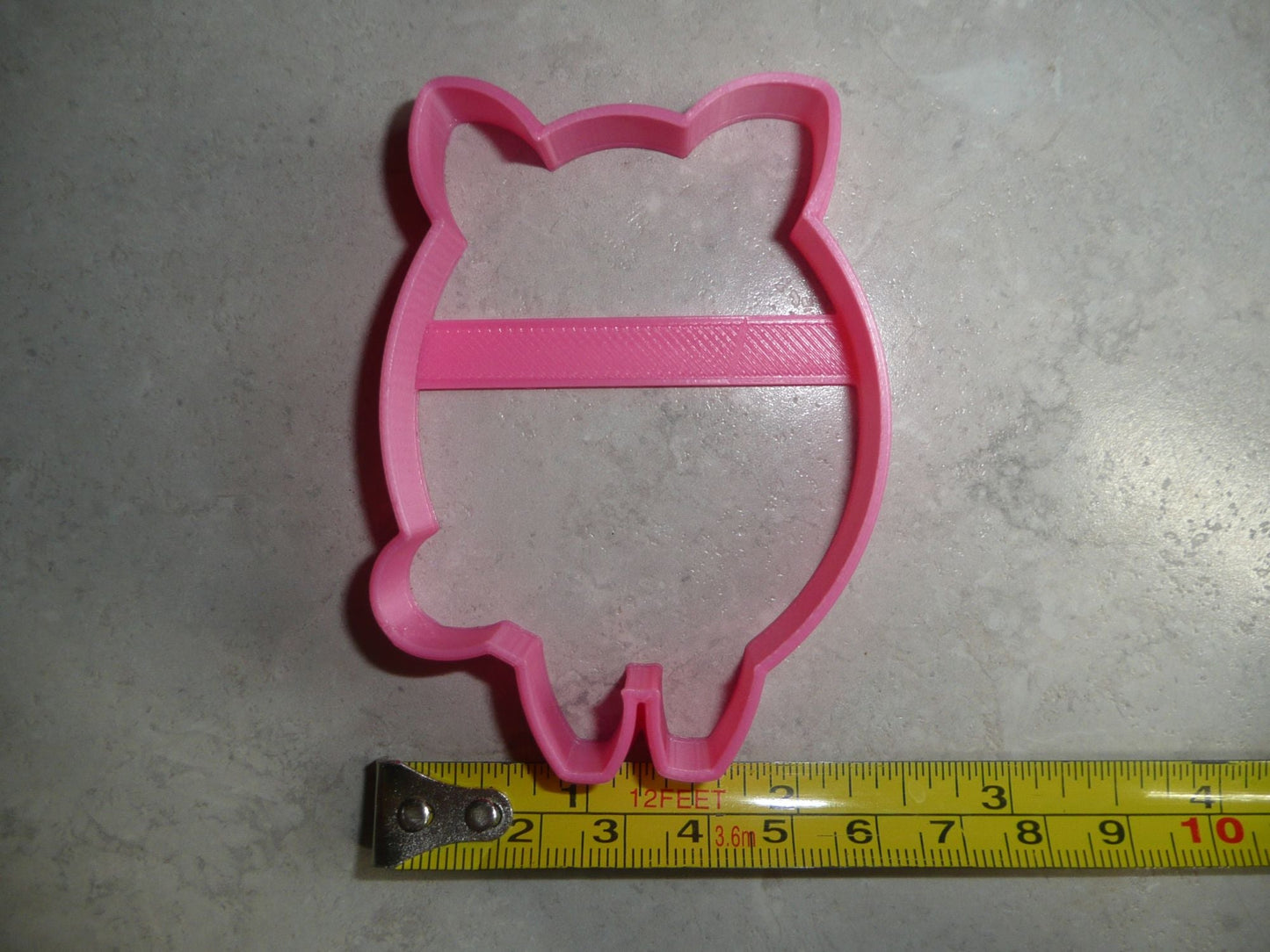 Pig Outline Front Facing Piggy Farm Animal Cookie Cutter USA PR3380
