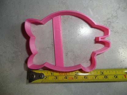 Pig Outline Front Facing Piggy Farm Animal Cookie Cutter USA PR3380