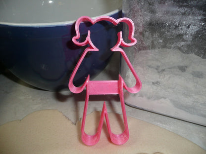 Paper Doll With Tab Girl Dress Set of 3 Cookie Cutters USA PR1505