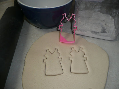 Paper Doll With Tab Girl Dress Set of 3 Cookie Cutters USA PR1505