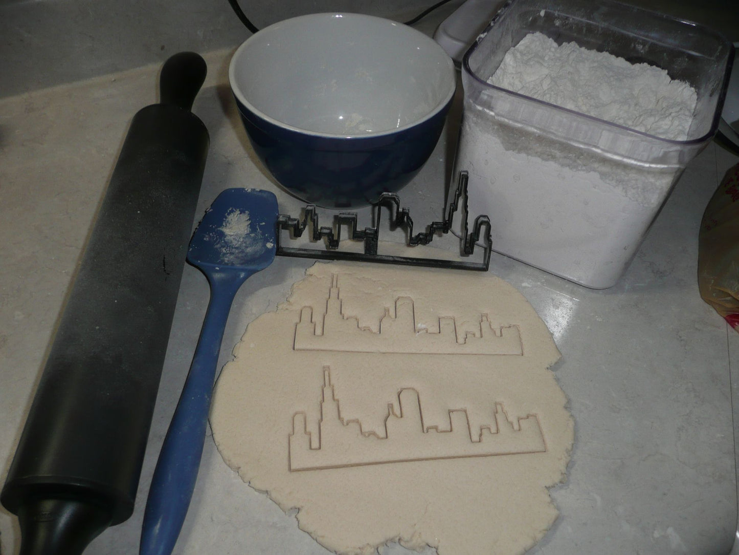 Chicago Skyline Silhouette Windy City Skyscrapers Cookie Cutter USA PR3370