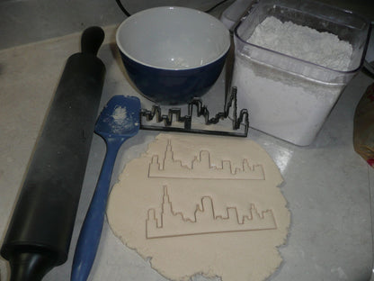 Chicago Skyline Silhouette Windy City Skyscrapers Cookie Cutter USA PR3370