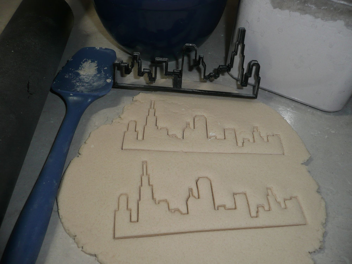 Chicago Skyline Silhouette Windy City Skyscrapers Cookie Cutter USA PR3370