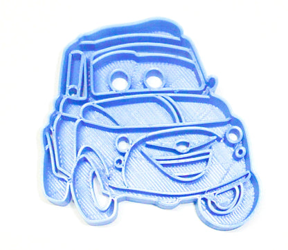 6x Doc Hudson Race Car Cars Fondant Cutter Cupcake Topper 1.75 IN USA FD3378