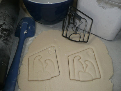 Nativity Scene Manger Christmas Cookie Cutter USA PR2295