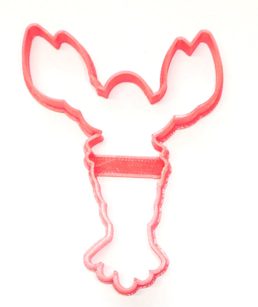 6x Lobster Outline Fondant Cutter Cupcake Topper 1.75 IN USA FD3423