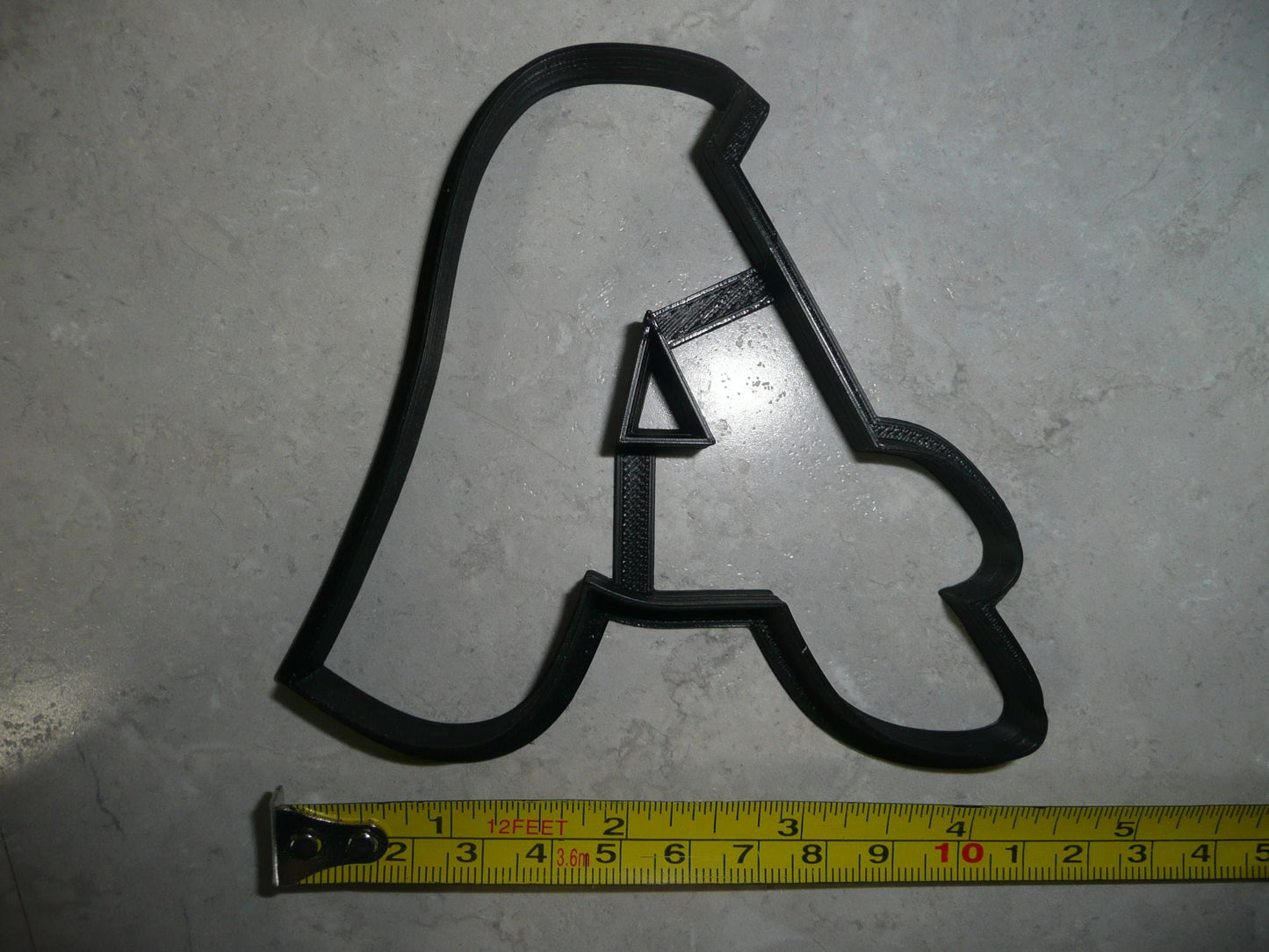 Letter A Uppercase Fancy Stylized Font Alphabet Cookie Cutter USA PR3328