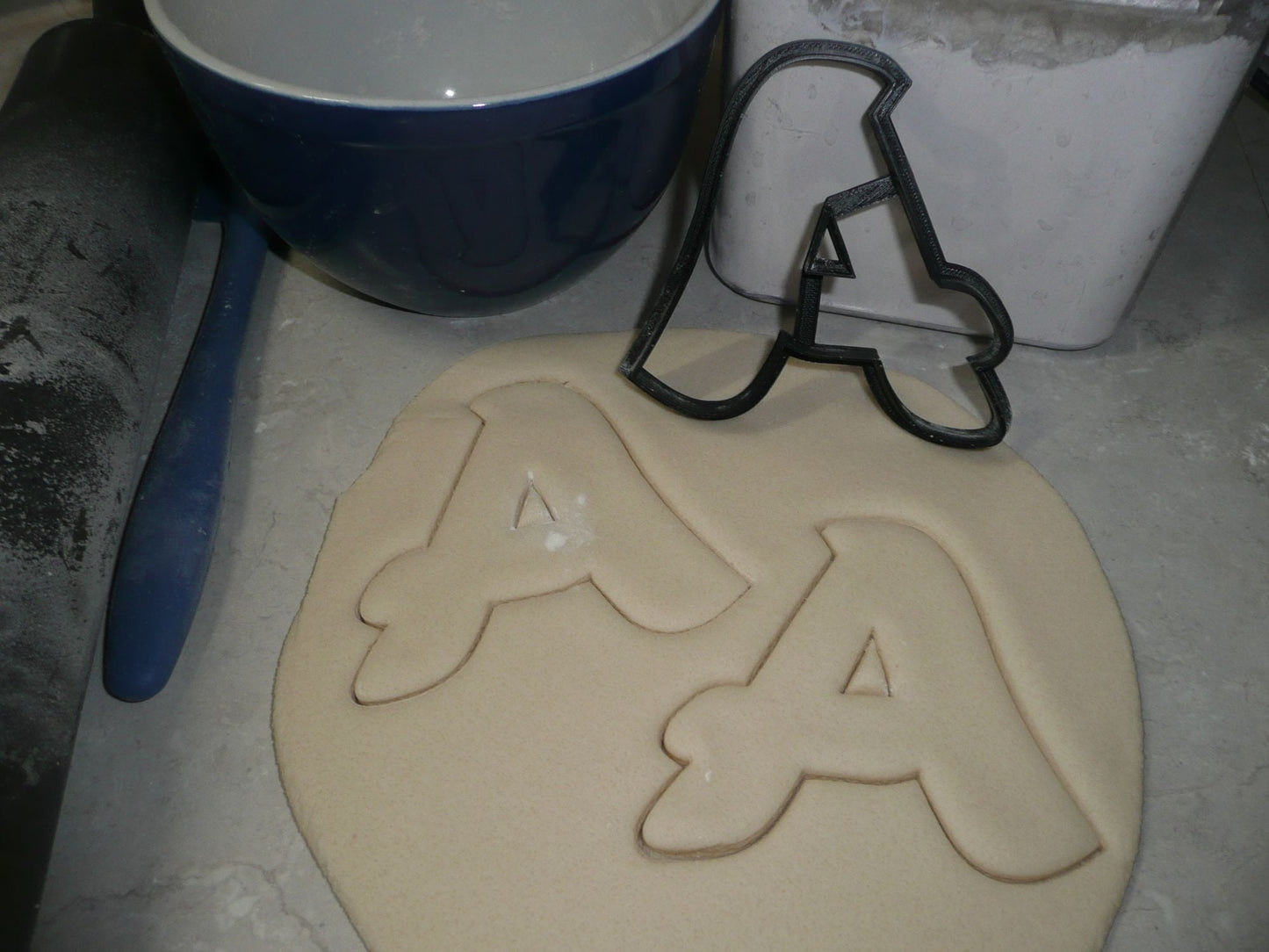 Letter A Uppercase Fancy Stylized Font Alphabet Cookie Cutter USA PR3328