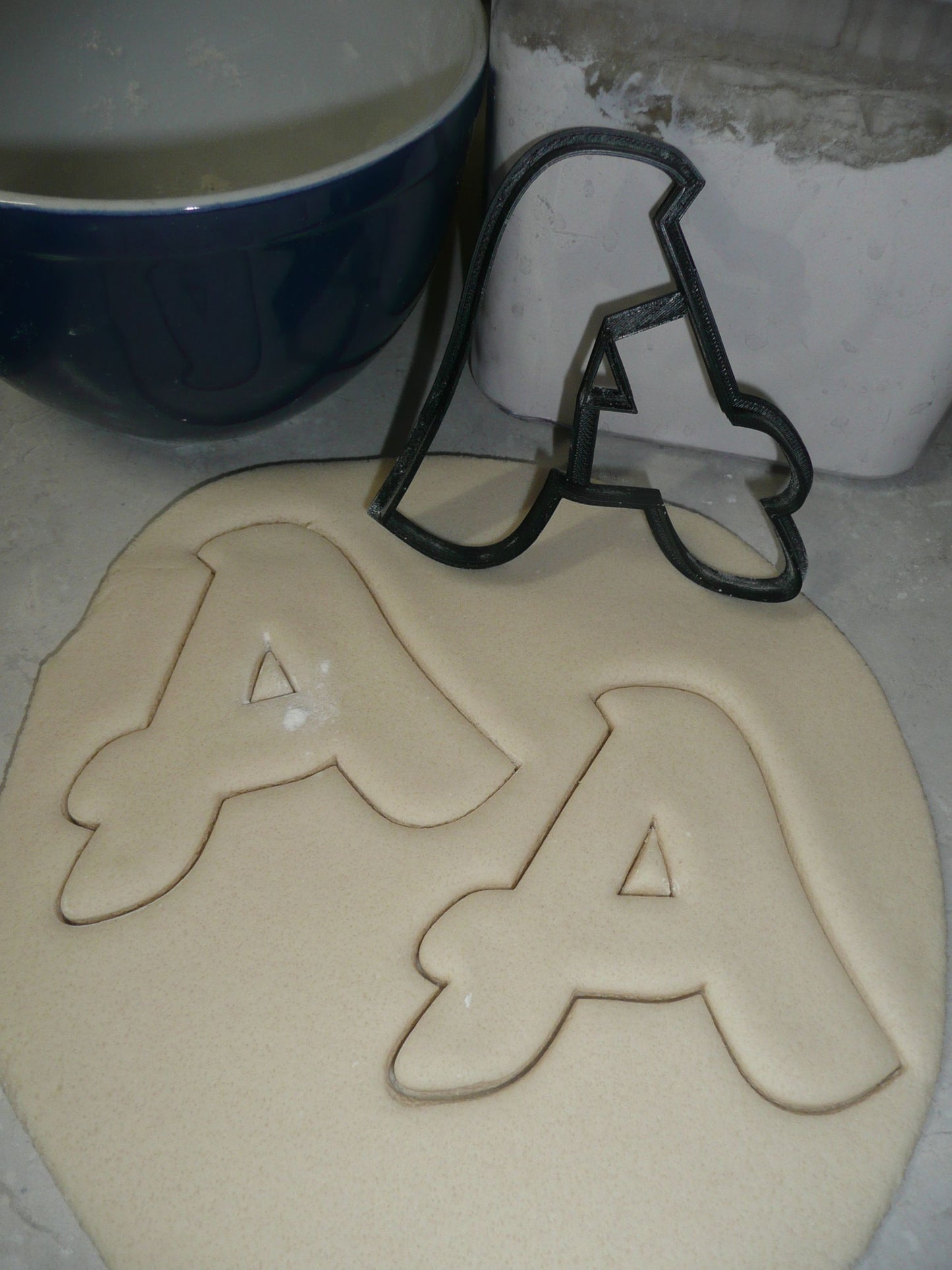 Letter A Uppercase Fancy Stylized Font Alphabet Cookie Cutter USA PR3328