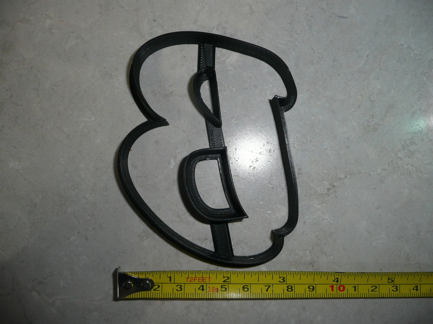 Letter B Uppercase Fancy Stylized Font Alphabet Cookie Cutter USA PR3329