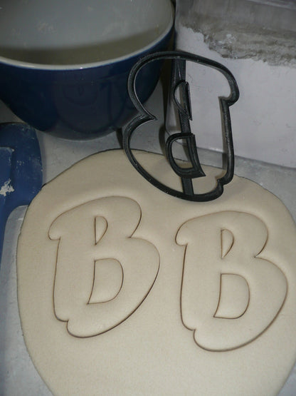 Letter B Uppercase Fancy Stylized Font Alphabet Cookie Cutter USA PR3329