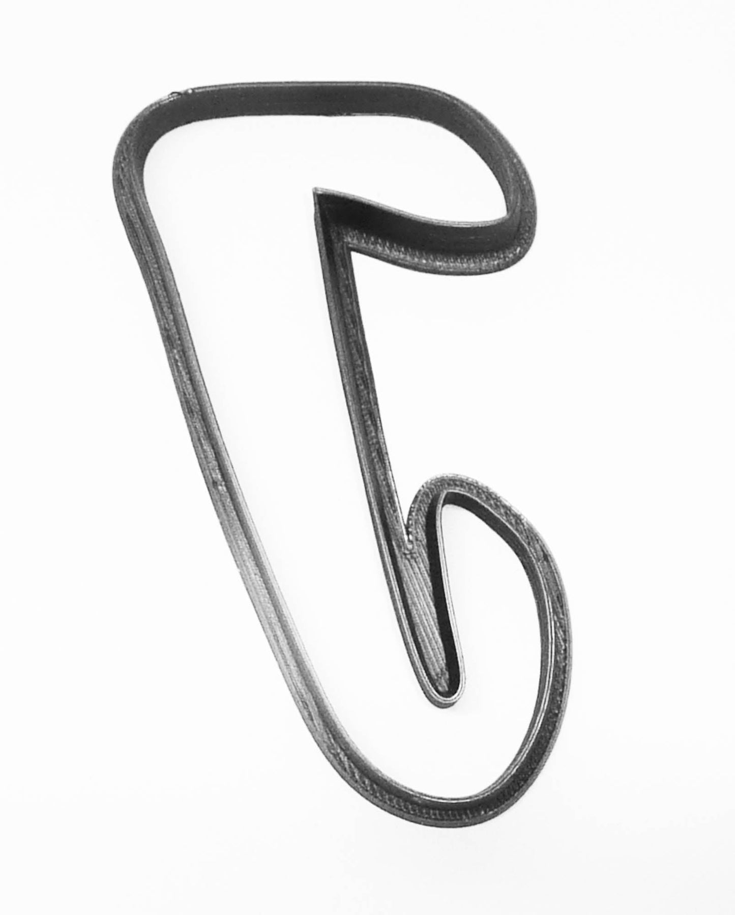 Letter J Uppercase Fancy Stylized Font Alphabet Cookie Cutter USA PR3337