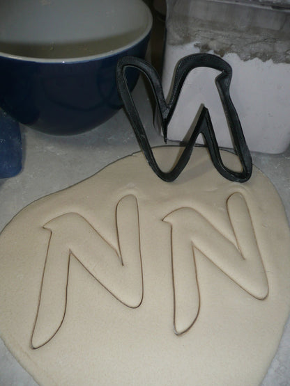 Letter N Uppercase Fancy Stylized Font Alphabet Cookie Cutter USA PR3341